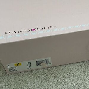 Knee high off white boots